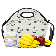 Load image into Gallery viewer, Majestic Dogo Argentino with Hearts Neoprene Lunch Bag-Accessories-Accessories,Bags,Dogo Argentino,Lunch Bags-15