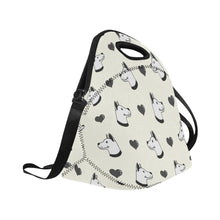 Load image into Gallery viewer, Majestic Dogo Argentino with Hearts Neoprene Lunch Bag-Accessories-Accessories,Bags,Dogo Argentino,Lunch Bags-9