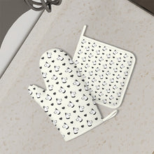 Load image into Gallery viewer, Majestic Dogo Argentino with Hearts Oven Mitts and Pot Holder Set-Kitchen Decor-Accessories,Dog Mom Gifts,Dogo Argentino-2