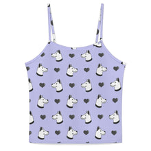 Load image into Gallery viewer, Majestic Dogo Argentino with Hearts Women's Cami and Shorts Pajama Set-XS-LightSteelBlue-16