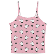 Load image into Gallery viewer, Majestic Dogo Argentino with Hearts Women's Cami and Shorts Pajama Set-XS-Pink-6