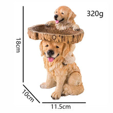 Load image into Gallery viewer, Majestic Golden Retriever Garden Statue-puppy-9