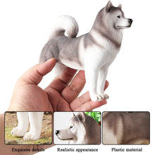 Load image into Gallery viewer, Majestic Gray and White Husky Figurine – Standing Pose-2
