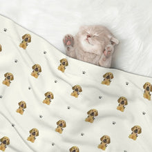 Load image into Gallery viewer, Majestic Great Dane Puppy Blanket for Dog-Pet Furniture-Blankets,Great Dane,Home Decor-7