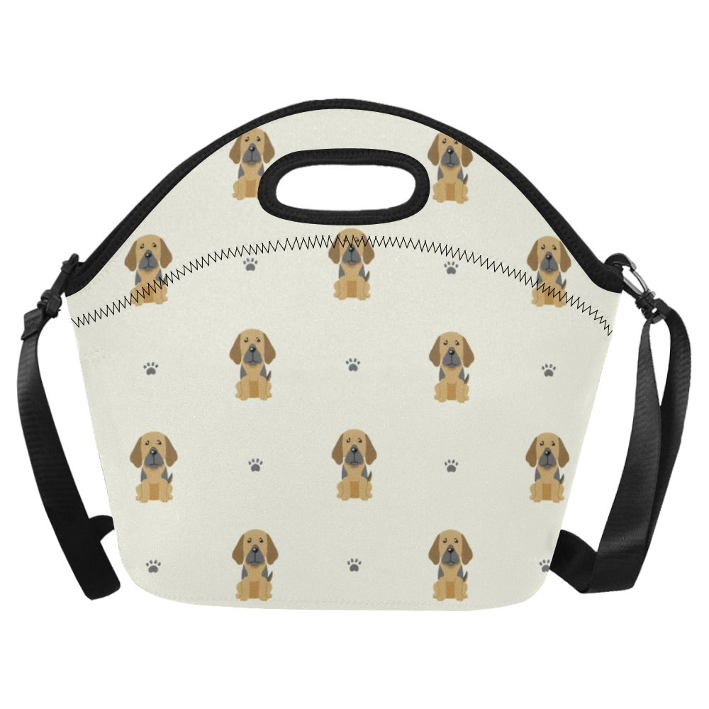 Majestic Great Dane Puppy Neoprene Lunch Bag-Ivory-ONESIZE-1