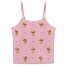 Load image into Gallery viewer, Majestic Great Dane Puppy Women's Cami and Shorts Pajama Set-13