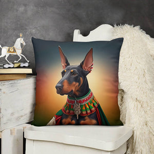 Majestic Sentinel Doberman Plush Pillow Case-Cushion Cover-Doberman, Dog Dad Gifts, Dog Mom Gifts, Home Decor, Pillows-3