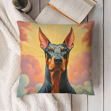Load image into Gallery viewer, Majestic Sentinel Doberman Plush Pillow Case-Cushion Cover-Doberman, Dog Dad Gifts, Dog Mom Gifts, Home Decor, Pillows-4