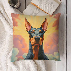 Majestic Sentinel Doberman Plush Pillow Case-Cushion Cover-Doberman, Dog Dad Gifts, Dog Mom Gifts, Home Decor, Pillows-4