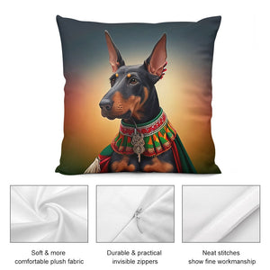 Majestic Sentinel Doberman Plush Pillow Case-Cushion Cover-Doberman, Dog Dad Gifts, Dog Mom Gifts, Home Decor, Pillows-5