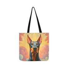 Load image into Gallery viewer, Majestic Sentinel Doberman Shopping Tote Bag-Accessories-Accessories, Bags, Doberman, Dog Dad Gifts, Dog Mom Gifts-1