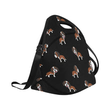 Load image into Gallery viewer, Majestic Winking Saint Bernard Love Neoprene Lunch Bag-Accessories-Accessories,Bags,Lunch Bags,Saint Bernard-7