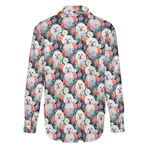 Maltese in Bloom Women's Shirt - 2 Designs-Apparel-Apparel, Maltese, Shirt-6