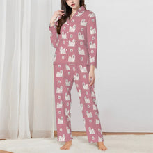 Load image into Gallery viewer, Maltese Pajamas for Women - XL Available - Show Cut Maltese Love-Pajamas-Apparel,Dog Mom Gifts,Maltese,Pajamas-Pink-XS-2