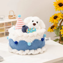 Load image into Gallery viewer, Maltese Plush Toy - Sweet Birthday Cake Surprise - Blueberry Cake-Stuffed Animals-Maltese,Stuffed Animal-Blueberry cake-about 27x23cm-1