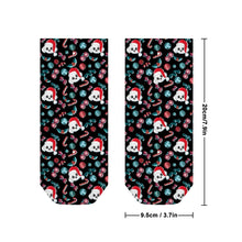 Load image into Gallery viewer, Maltese Socks - Ankle Length - Merry Christmas Maltese-Accessories-Accessories,Dog Dad Gifts,Maltese,Socks-19