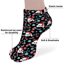 Load image into Gallery viewer, Maltese Socks - Ankle Length - Merry Christmas Maltese-Accessories-Accessories,Dog Dad Gifts,Maltese,Socks-20