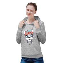 Load image into Gallery viewer, Mama&#39;s Hero Boston Terrier Women&#39;s Cotton Fleece Hoodie Sweatshirt-Apparel-Apparel, Boston Terrier, Hoodie, Sweatshirt-5