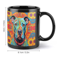 Load image into Gallery viewer, Mandala Majesty Pit Bull Coffee Mug-5