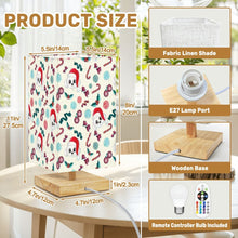 Load image into Gallery viewer, Merry Christmas Bichon Frise Desktop Table Lamp-Desk Lamps-Bichon Frise,Christmas,Dog Dad Gifts,Dog Mom Gifts,Home Decor,Lamp-3