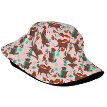 Load image into Gallery viewer, Merry Christmas Chocolate Labrador Bucket Hat-Hats &amp; Caps-Accessories,Chocolate Labrador,Dog Dad Gifts,Dog Mom Gifts,Hats-10