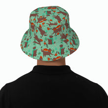 Load image into Gallery viewer, Merry Christmas Chocolate Labrador Bucket Hat-Hats &amp; Caps-Accessories,Chocolate Labrador,Dog Dad Gifts,Dog Mom Gifts,Hats-21