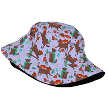 Load image into Gallery viewer, Merry Christmas Chocolate Labrador Bucket Hat-Hats &amp; Caps-Accessories,Chocolate Labrador,Dog Dad Gifts,Dog Mom Gifts,Hats-26