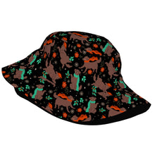 Load image into Gallery viewer, Merry Christmas Chocolate Labrador Bucket Hat-Hats &amp; Caps-Accessories,Chocolate Labrador,Dog Dad Gifts,Dog Mom Gifts,Hats-2