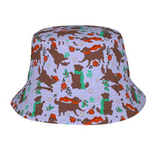 Load image into Gallery viewer, Merry Christmas Chocolate Labrador Bucket Hat-Hats &amp; Caps-Accessories,Chocolate Labrador,Dog Dad Gifts,Dog Mom Gifts,Hats-Lavender Purple-One Size-25