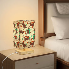 Load image into Gallery viewer, Merry Christmas Chocolate Labrador Desktop Table Lamp-Desk Lamps-Chocolate Labrador,Dog Dad Gifts,Dog Mom Gifts,Home Decor,Lamp-1