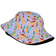 Load image into Gallery viewer, Merry Christmas Yellow Labradors Bucket Hat-Hats &amp; Caps-Accessories,Dog Dad Gifts,Dog Mom Gifts,Hats,Labrador-26