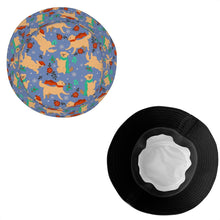 Load image into Gallery viewer, Merry Christmas Yellow Labradors Bucket Hat-Hats &amp; Caps-Accessories,Dog Dad Gifts,Dog Mom Gifts,Hats,Labrador-44