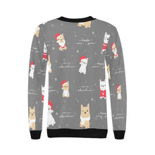 Load image into Gallery viewer, Merry Frenchie Christmas and New Year Women&#39;s Sweatshirt-Apparel-Apparel, French Bulldog, Sweatshirt-15