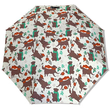 Load image into Gallery viewer, Merry Merry Chocolate Labradors Umbrella-Accessories-Accessories,Dog Mom Gifts,Umbrella-6