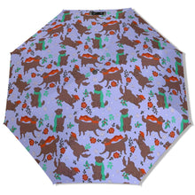 Load image into Gallery viewer, Merry Merry Chocolate Labradors Umbrella-Accessories-Accessories,Dog Mom Gifts,Umbrella-1