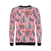 Merry Merry Christmas Black Labs Women's Sweatshirt - 5 Colors-Apparel-Apparel, Black Labrador, Christmas, Labrador, Shirt, Sweatshirt, T Shirt-15