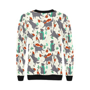 Merry Merry Christmas Black Labs Women's Sweatshirt - 5 Colors-Apparel-Apparel, Black Labrador, Christmas, Labrador, Shirt, Sweatshirt, T Shirt-8
