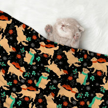 Load image into Gallery viewer, Merry Merry Golden Retriever Christmas Blanket for Dog-Pet Furniture-20