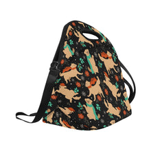 Load image into Gallery viewer, Merry Merry Golden Retriever Christmas Neoprene Lunch Bag-44