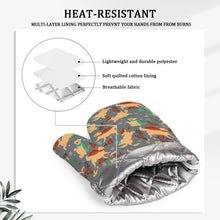 Load image into Gallery viewer, Merry Merry Golden Retriever Christmas Oven Mitts and Pot Holder Set-Kitchen Decor-Accessories,Dog Mom Gifts,Golden Retriever-12