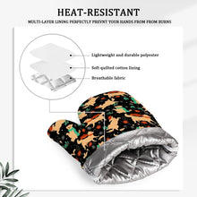 Load image into Gallery viewer, Merry Merry Golden Retriever Christmas Oven Mitts and Pot Holder Set-Kitchen Decor-Accessories,Dog Mom Gifts,Golden Retriever-8