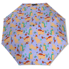 Load image into Gallery viewer, Merry Merry Golden Retriever Christmas Umbrella-Accessories-Accessories,Christmas,Dog Mom Gifts,Golden Retriever,Umbrella-6