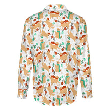 Load image into Gallery viewer, Merry Merry Golden Retriever Christmas Women's Shirt-Apparel-Apparel,Dog Mom Gifts,Golden Retriever,Shirt-11