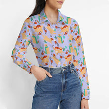 Load image into Gallery viewer, Merry Merry Golden Retriever Christmas Women's Shirt-Apparel-Apparel,Dog Mom Gifts,Golden Retriever,Shirt-3