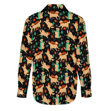 Load image into Gallery viewer, Merry Merry Golden Retriever Christmas Women's Shirt-Apparel-Apparel,Dog Mom Gifts,Golden Retriever,Shirt-8