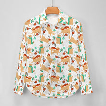 Load image into Gallery viewer, Merry Merry Golden Retriever Christmas Women's Shirt-Apparel-Apparel,Dog Mom Gifts,Golden Retriever,Shirt-9