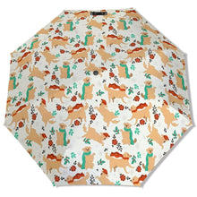 Load image into Gallery viewer, Merry Merry Yellow Labs Christmas Umbrella-Accessories-Accessories,Dog Mom Gifts,Umbrella-11