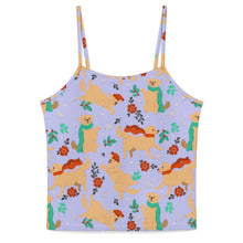 Load image into Gallery viewer, Merry Merry Yellow Labs Christmas Women's Cami and Shorts Pajama Set-13