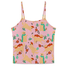 Load image into Gallery viewer, Merry Merry Yellow Labs Christmas Women's Cami and Shorts Pajama Set-9