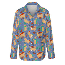 Load image into Gallery viewer, Merry Merry Yellow Labs Christmas Women&#39;s Shirt-Apparel-Apparel,Dog Mom Gifts,Labrador,Shirt-10